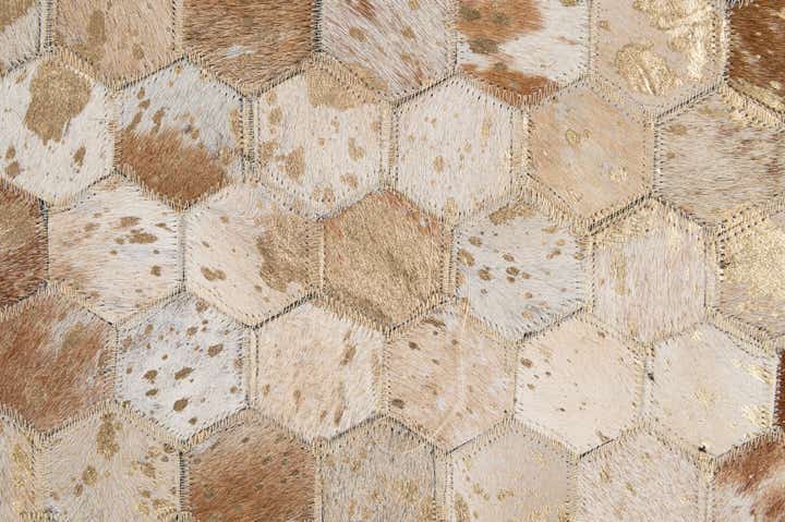 5' 1 x 8' 1 Cowhide - Patchwork Rug