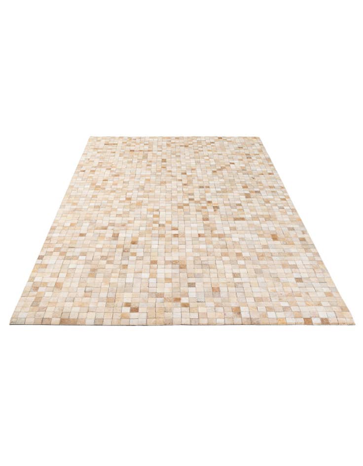 Detail image of 5' 1 x 8' 1 Cowhide - Patchwork Rug