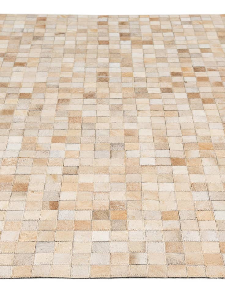 Detail image of 5' 1 x 8' 1 Cowhide - Patchwork Rug