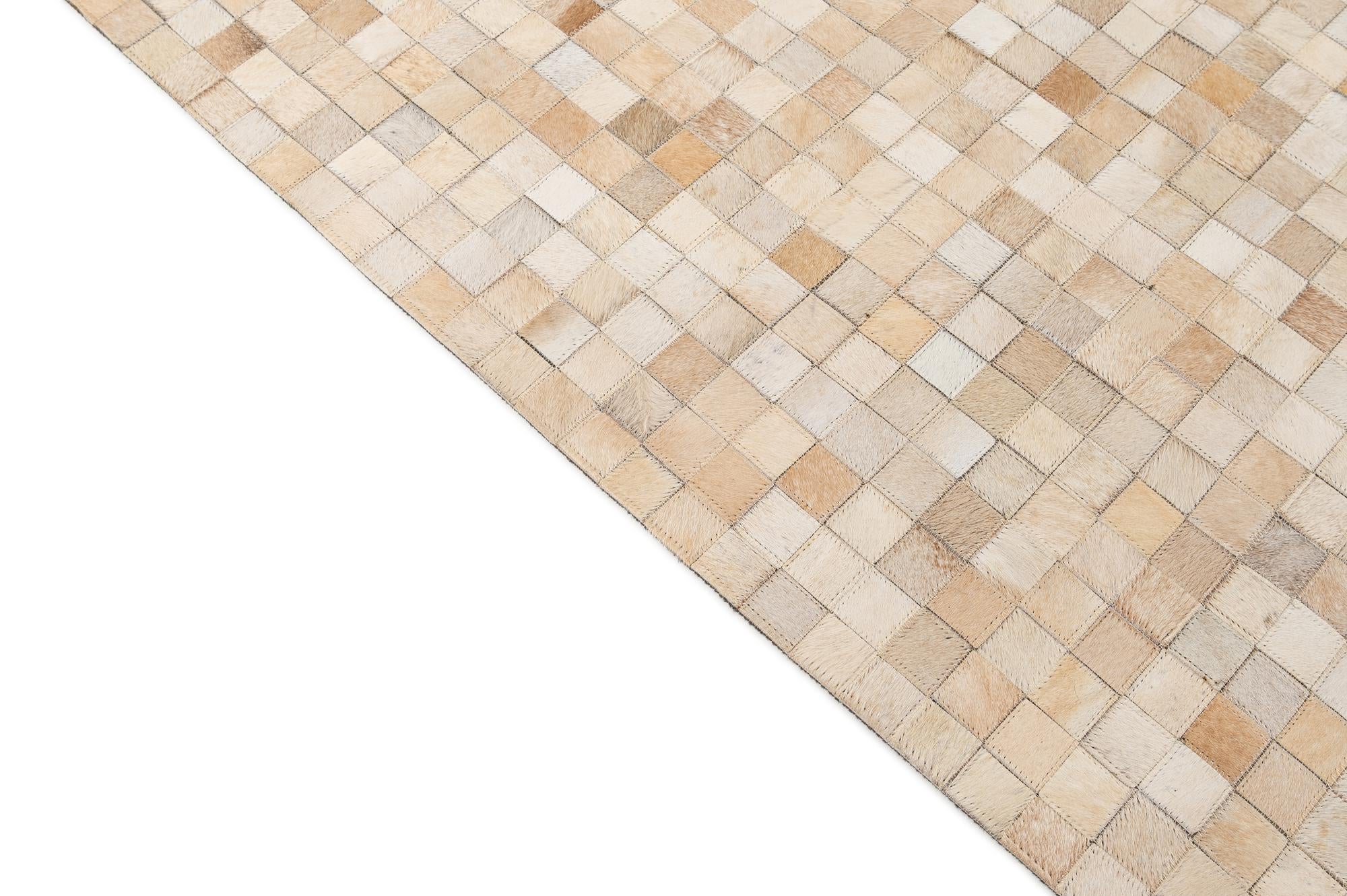 5' 1 x 8' 1 Cowhide - Patchwork Rug