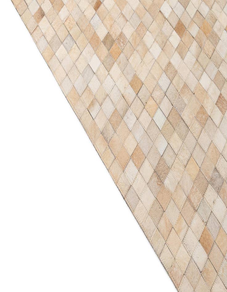 Detail image of 5' 1 x 8' 1 Cowhide - Patchwork Rug