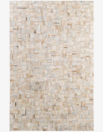 4' 11 x 7' 9 Cowhide - Patchwork Rug