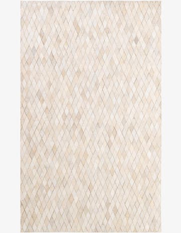 5' 1 x 8' 2 Cowhide - Patchwork Rug