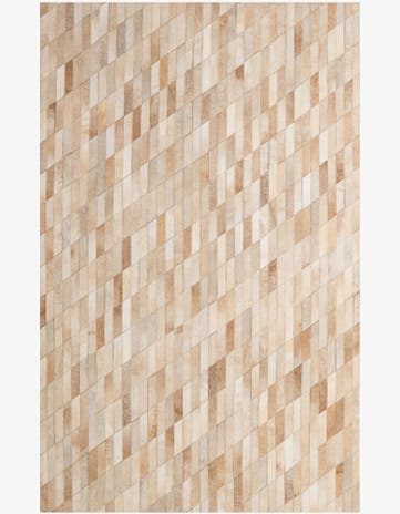 5' 1 x 7' 11 Cowhide - Patchwork Rug