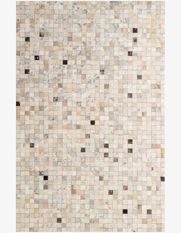 5' 1 x 8' Cowhide - Patchwork Rug