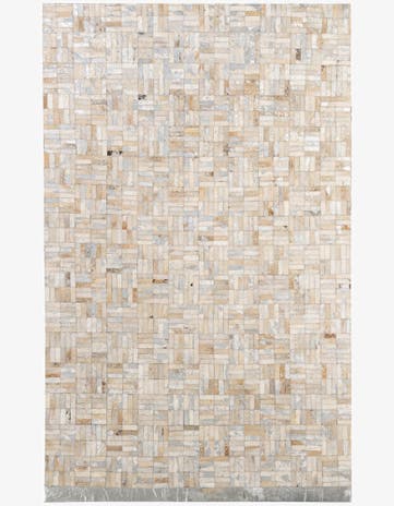 4' 11 x 8' Cowhide - Patchwork Rug