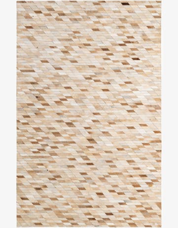 5' 1 x 7' 11 Cowhide - Patchwork Rug