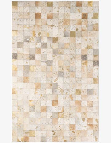 5' x 7' 10 Cowhide - Patchwork Rug