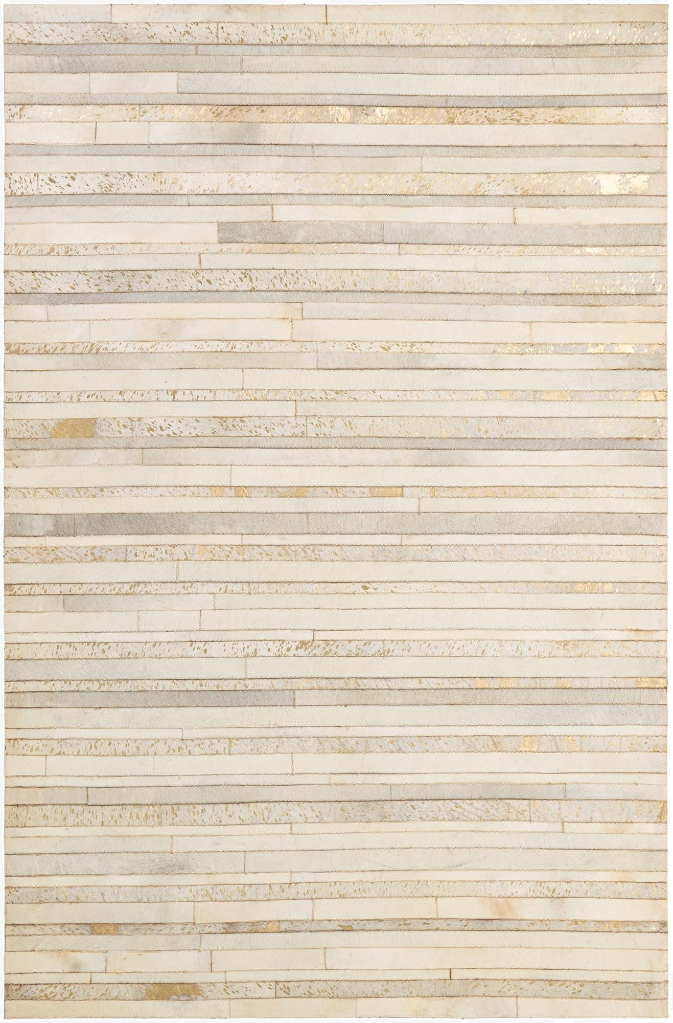 5' 3 x 7' 11 Cowhide - Patchwork Rug