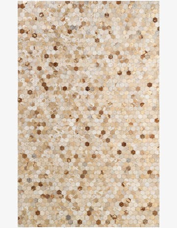 5' 1 x 7' 11 Cowhide - Patchwork Rug