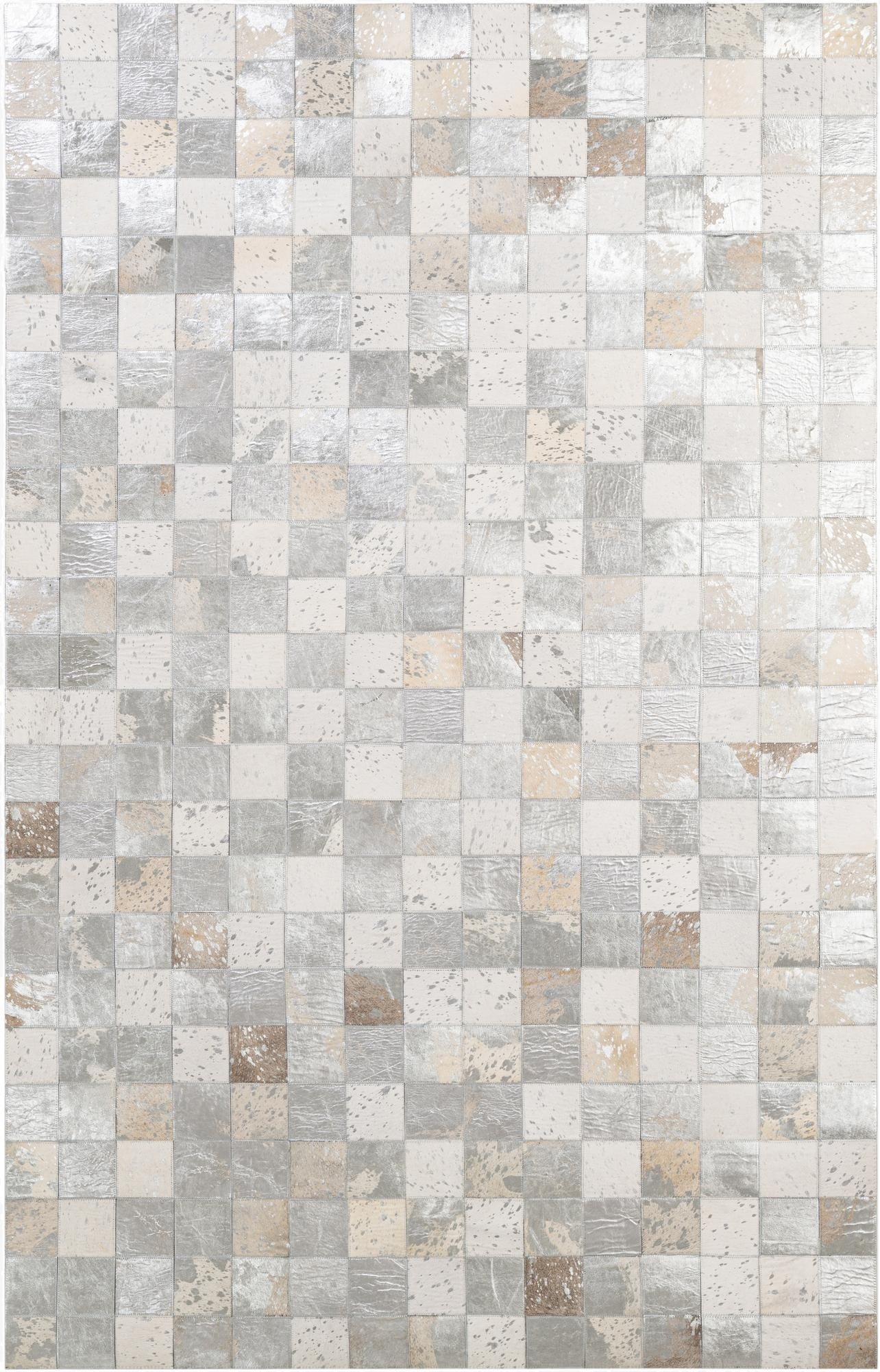 5' x 7' 11 Cowhide - Patchwork Rug