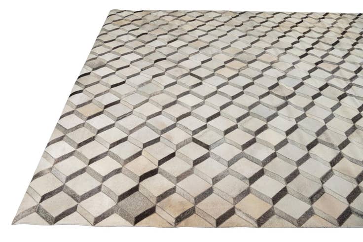 Detail image of 8' x 10' Cowhide Leather Rug