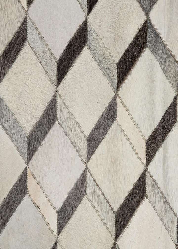 8' x 10' Cowhide Leather Rug