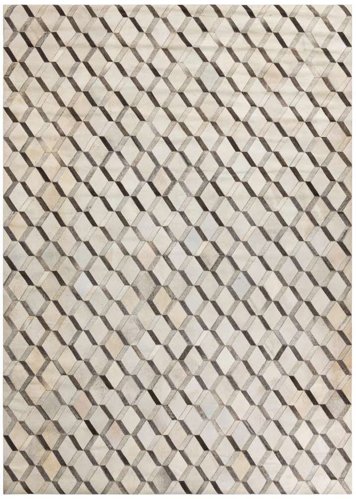 8' x 10' Cowhide Leather Rug