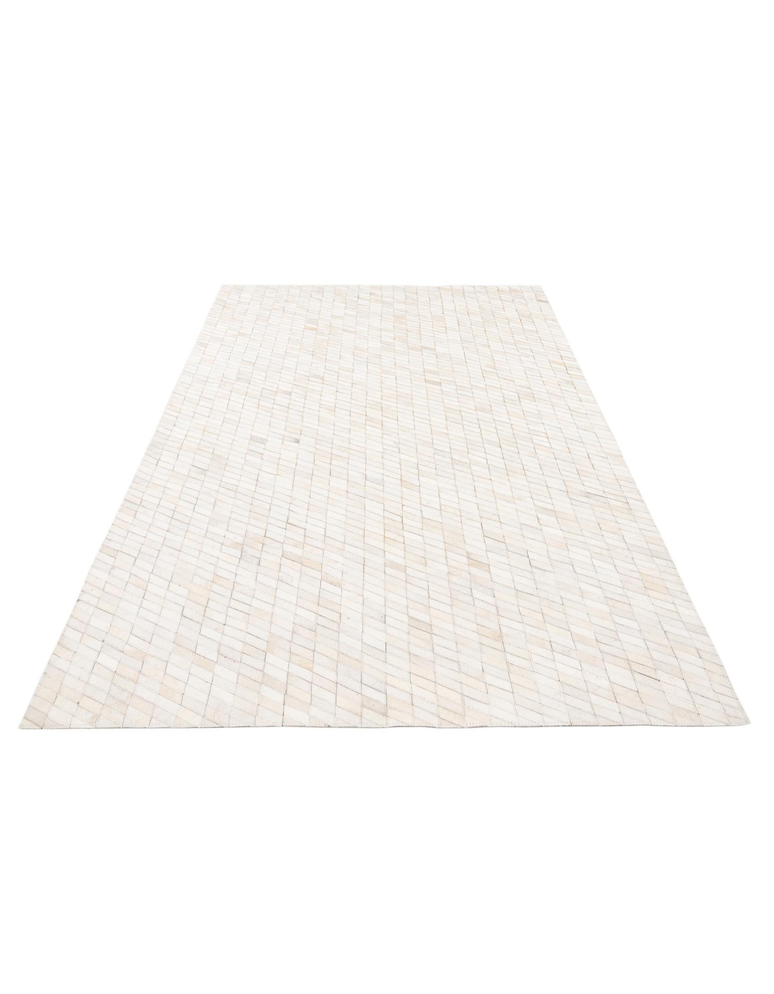 5' x 7' 10 Cowhide Leather Rug