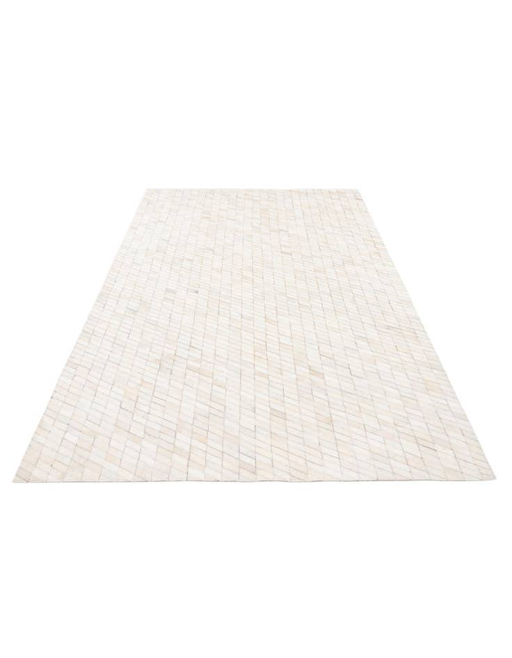 Detail image of 5' x 7' 10 Cowhide Leather Rug