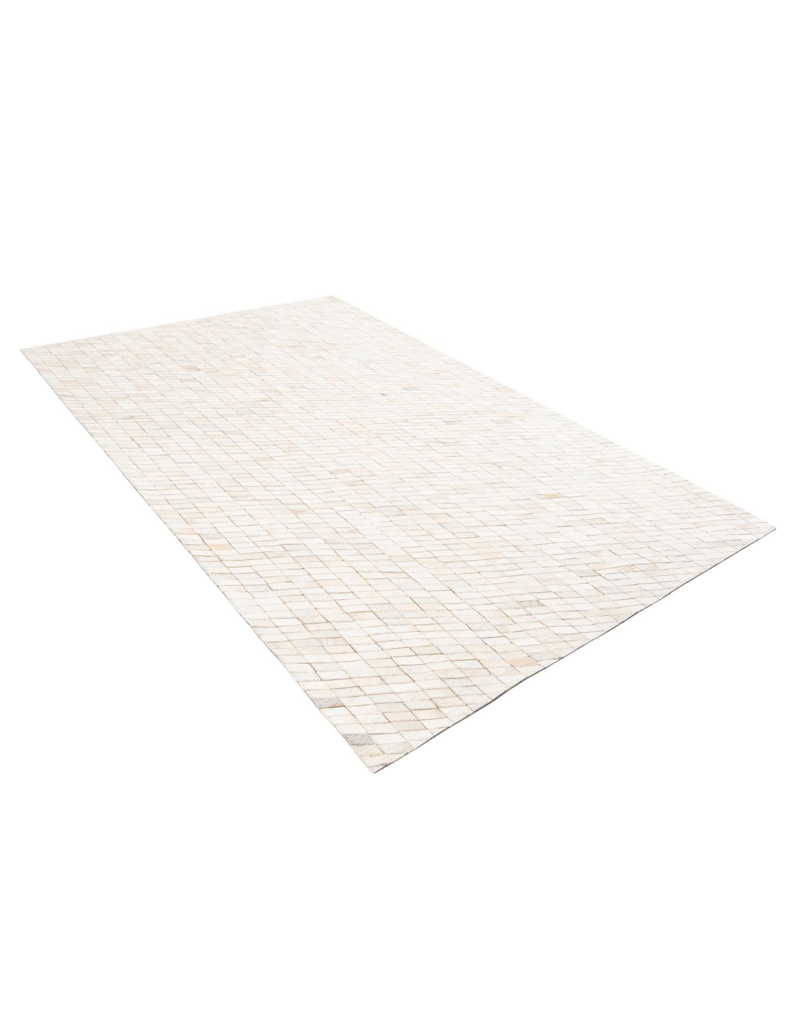 5' x 7' 10 Cowhide Leather Rug
