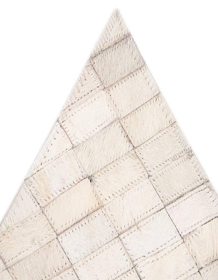 Detail image of 5' x 7' 10 Cowhide Leather Rug