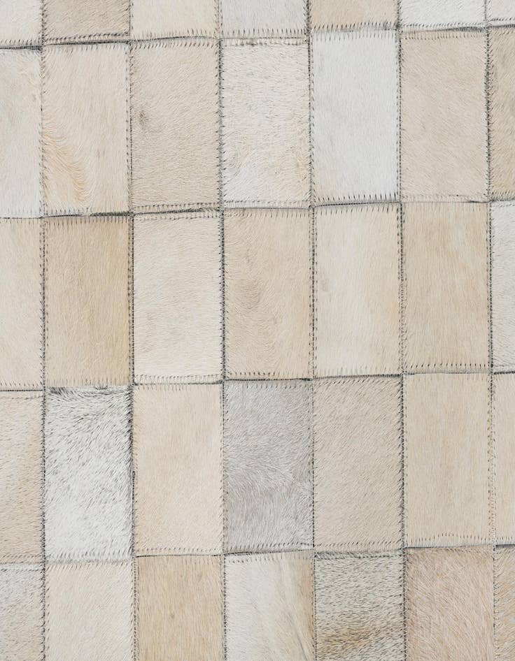 Detail image of 5' x 8' Cowhide Leather Rug