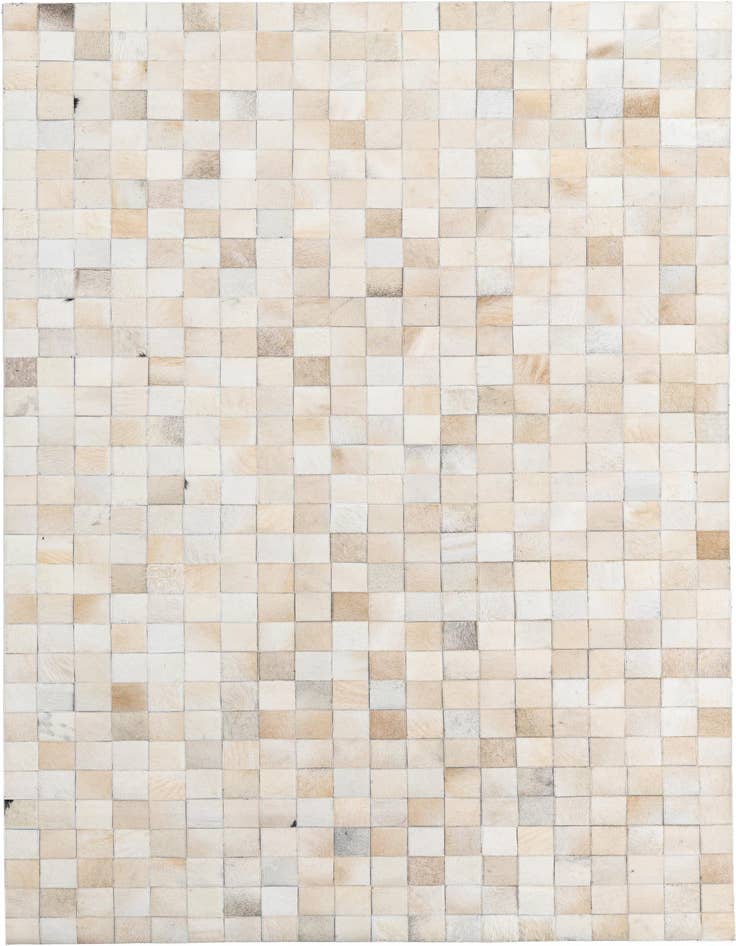 Detail image of 5' x 8' Cowhide Leather Rug
