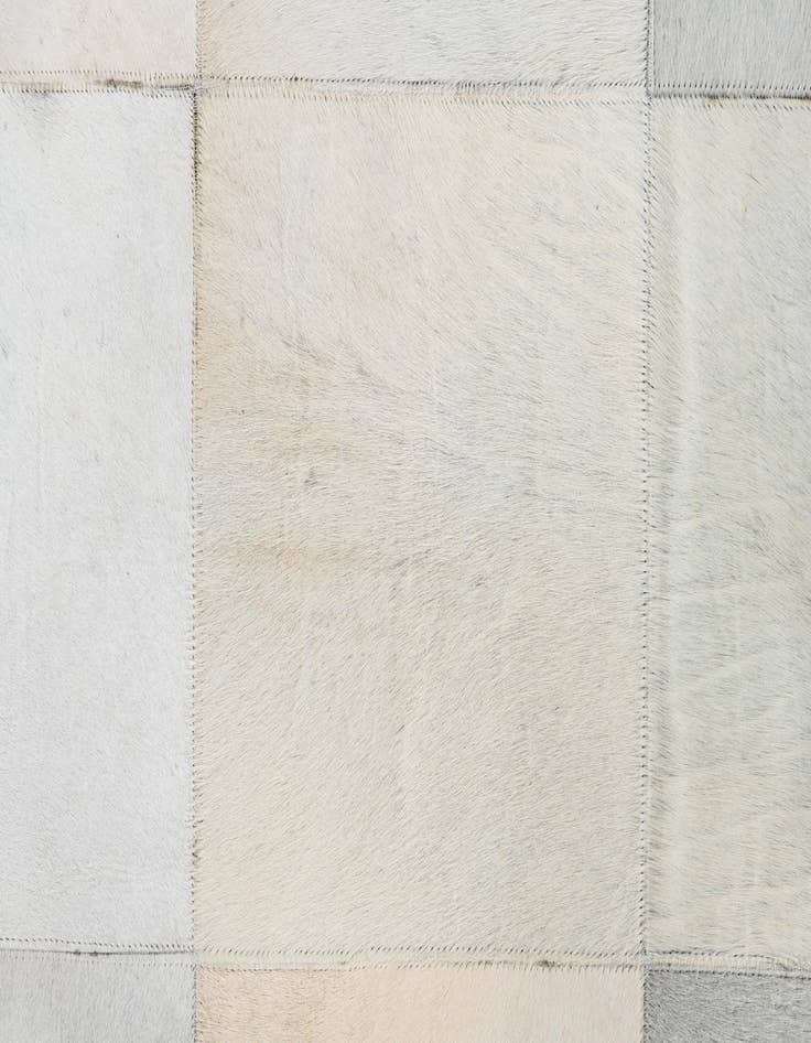 Detail image of 5' 2 x 8' Cowhide Leather Rug