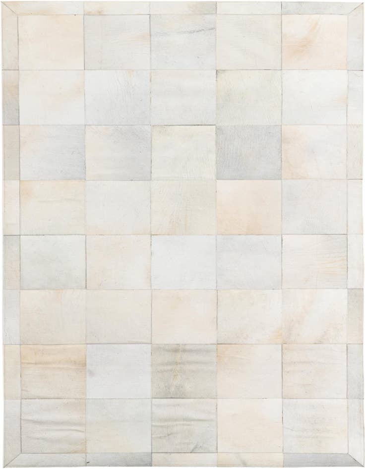 Detail image of 5' 2 x 8' Cowhide Leather Rug