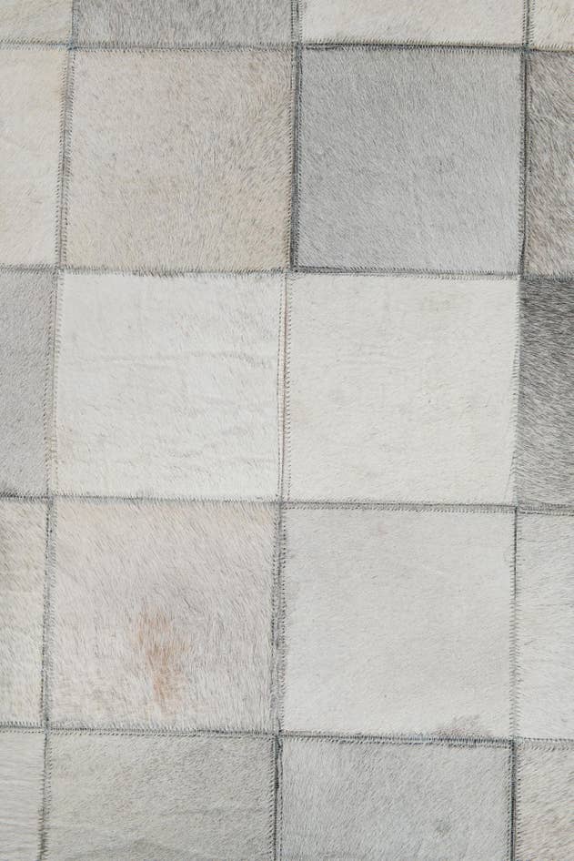 Detail image of 5' x 7' 9 Cowhide Leather Rug