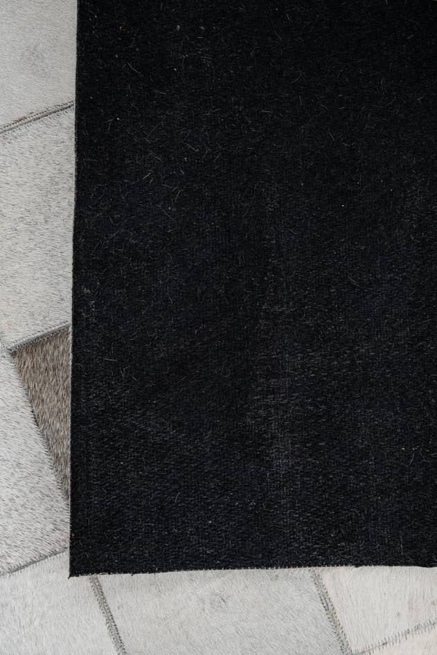 Detail image of 5' x 7' 9 Cowhide Leather Rug