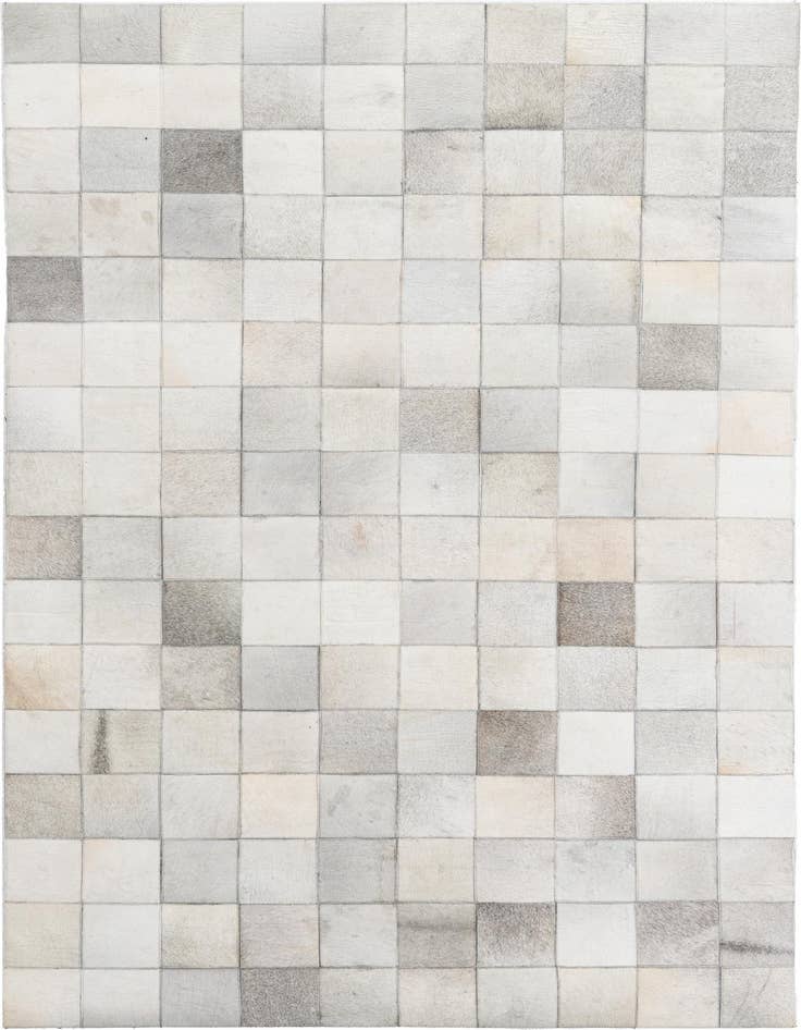 Detail image of 5' x 7' 9 Cowhide Leather Rug