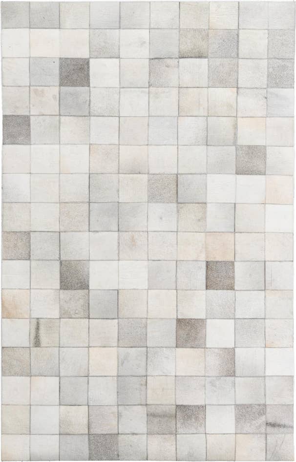 Detail image of 5' x 7' 9 Cowhide Leather Rug