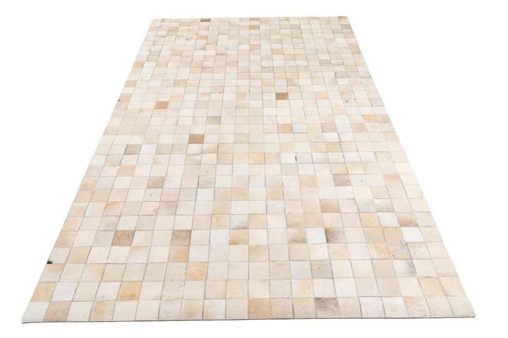 5' x 8' Cowhide Leather Rug