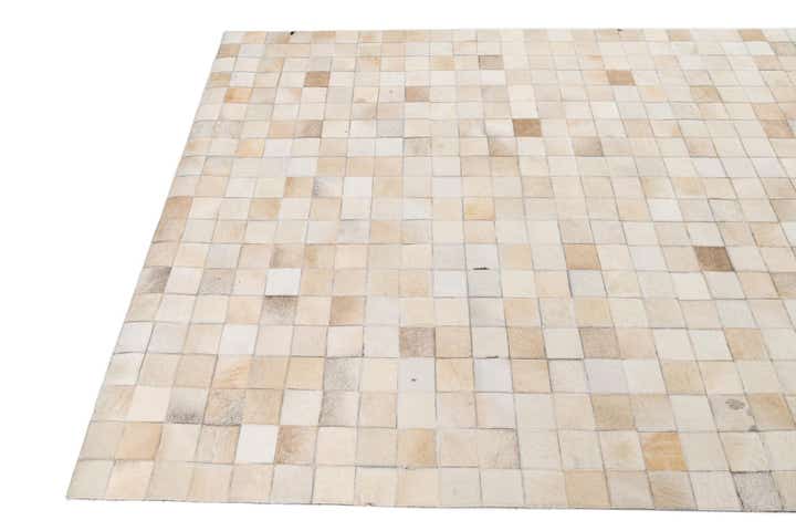 5' x 8' Cowhide Leather Rug
