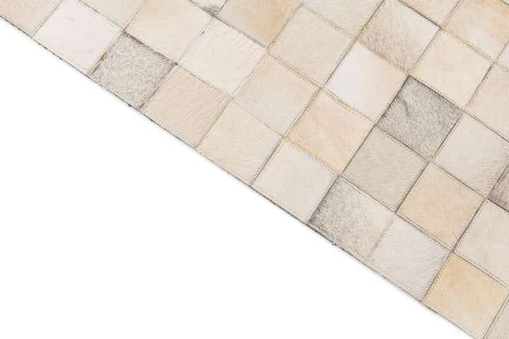 5' x 8' Cowhide Leather Rug