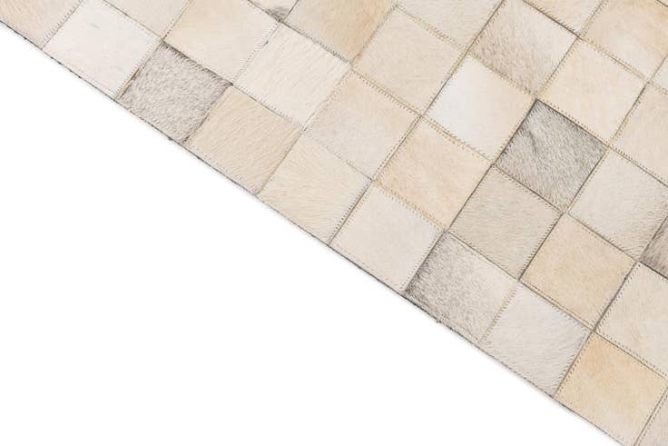 Detail image of 5' x 8' Cowhide Leather Rug