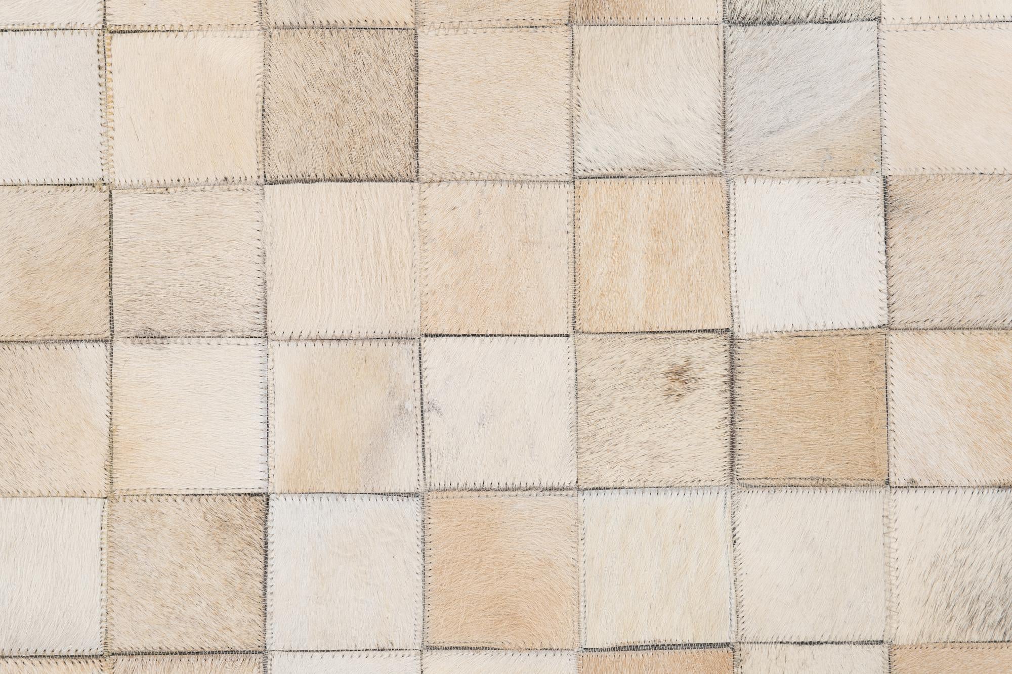 5' x 8' Cowhide Leather Rug