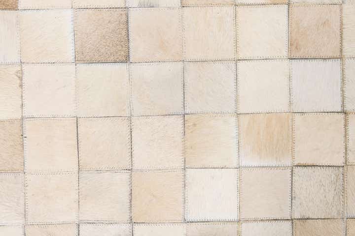 5' x 8' Cowhide Leather Rug
