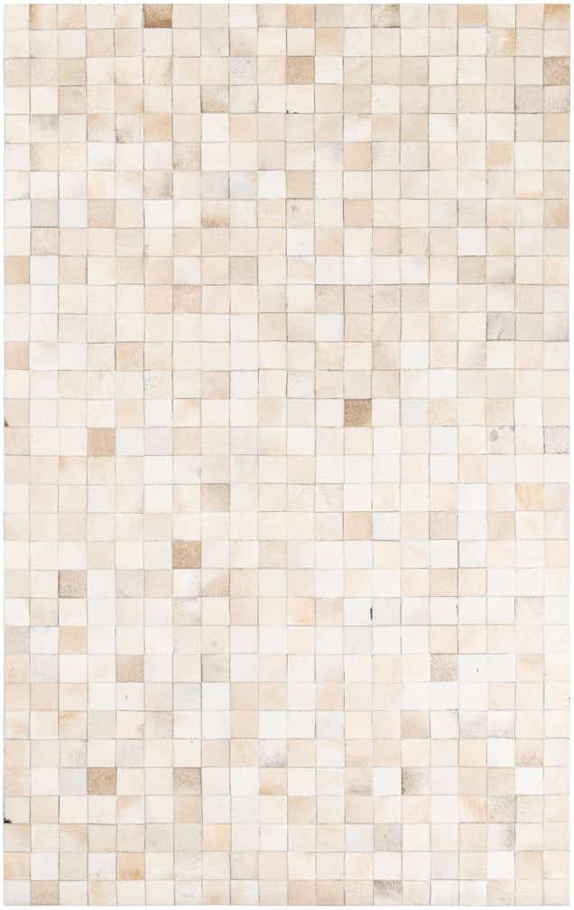 5' x 8' Cowhide Leather Rug