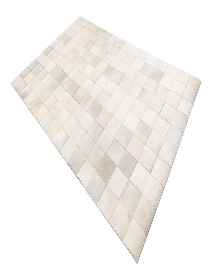 Detail image of 5' x 7' 9 Cowhide Leather Rug