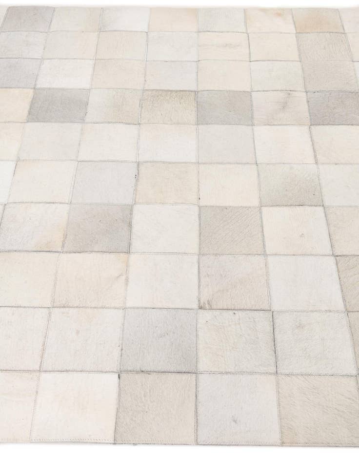 Detail image of 5' x 7' 9 Cowhide Leather Rug