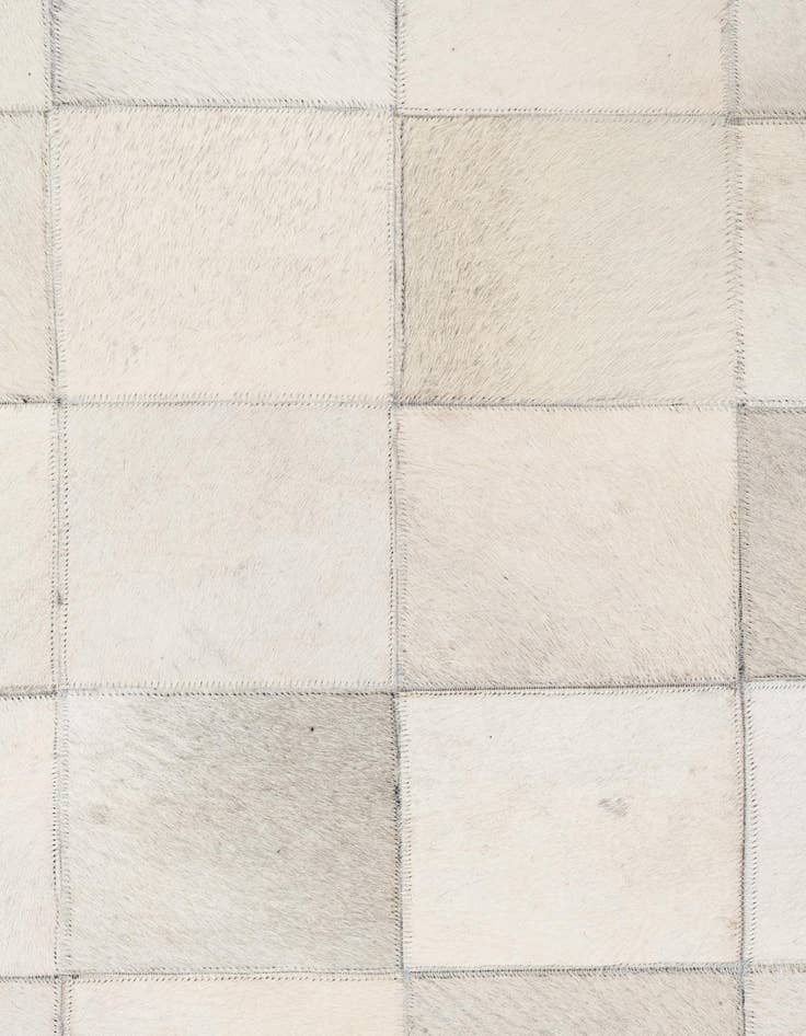 Detail image of 5' x 7' 9 Cowhide Leather Rug