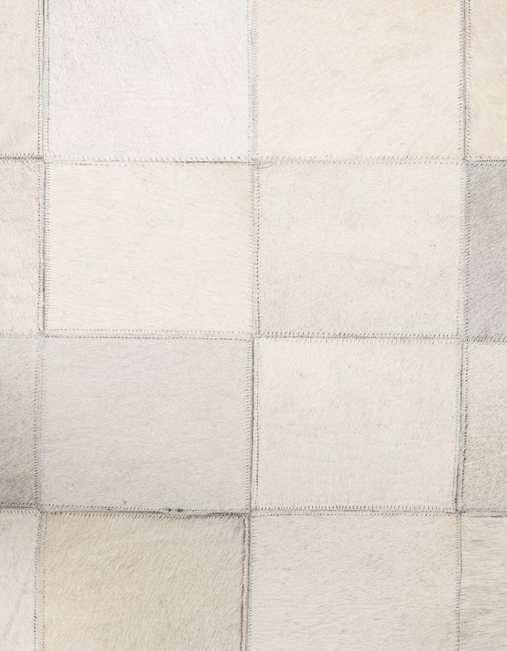 Detail image of 5' x 7' 9 Cowhide Leather Rug