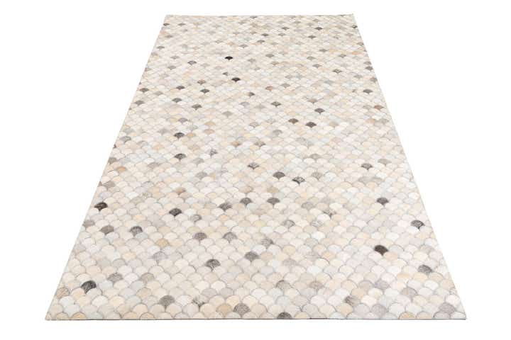 5' x 8' Cowhide Leather Rug