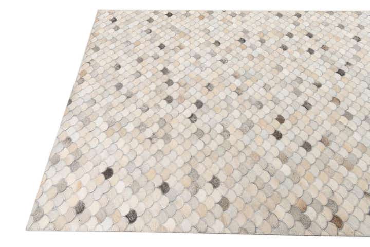 5' x 8' Cowhide Leather Rug