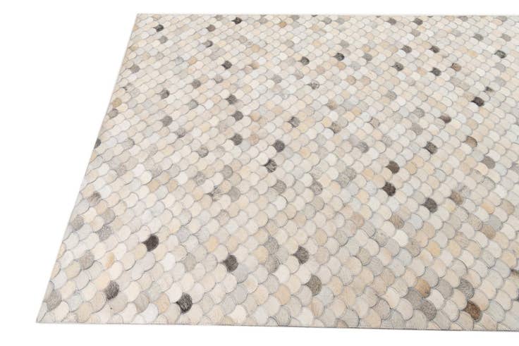 Detail image of 5' x 8' Cowhide Leather Rug