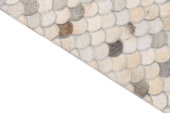 5' x 8' Cowhide Leather Rug