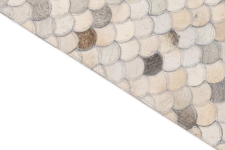 Detail image of 5' x 8' Cowhide Leather Rug