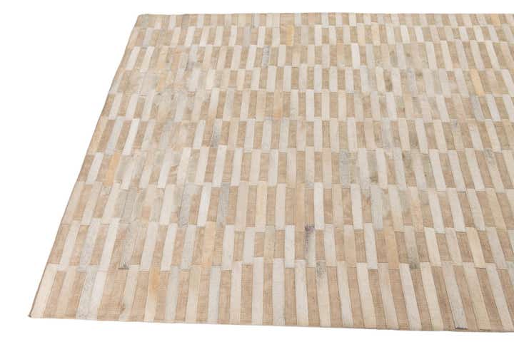 4' x 6' Cowhide Leather Rug