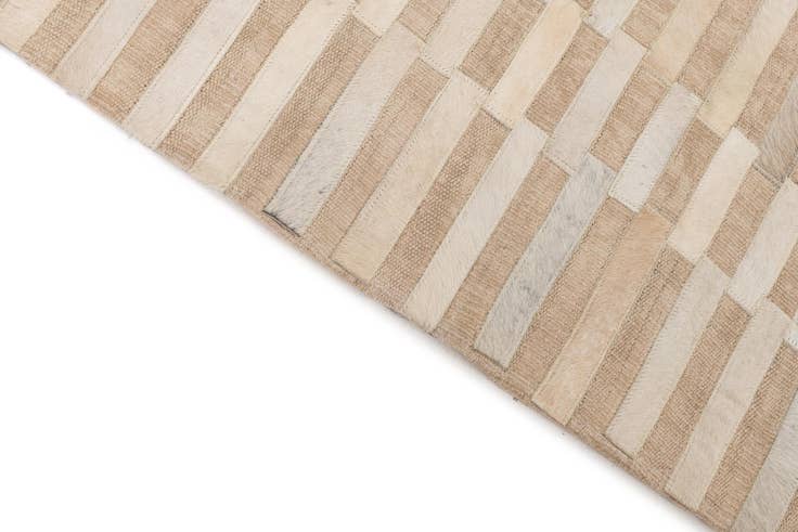 Detail image of 4' x 6' Cowhide Leather Rug