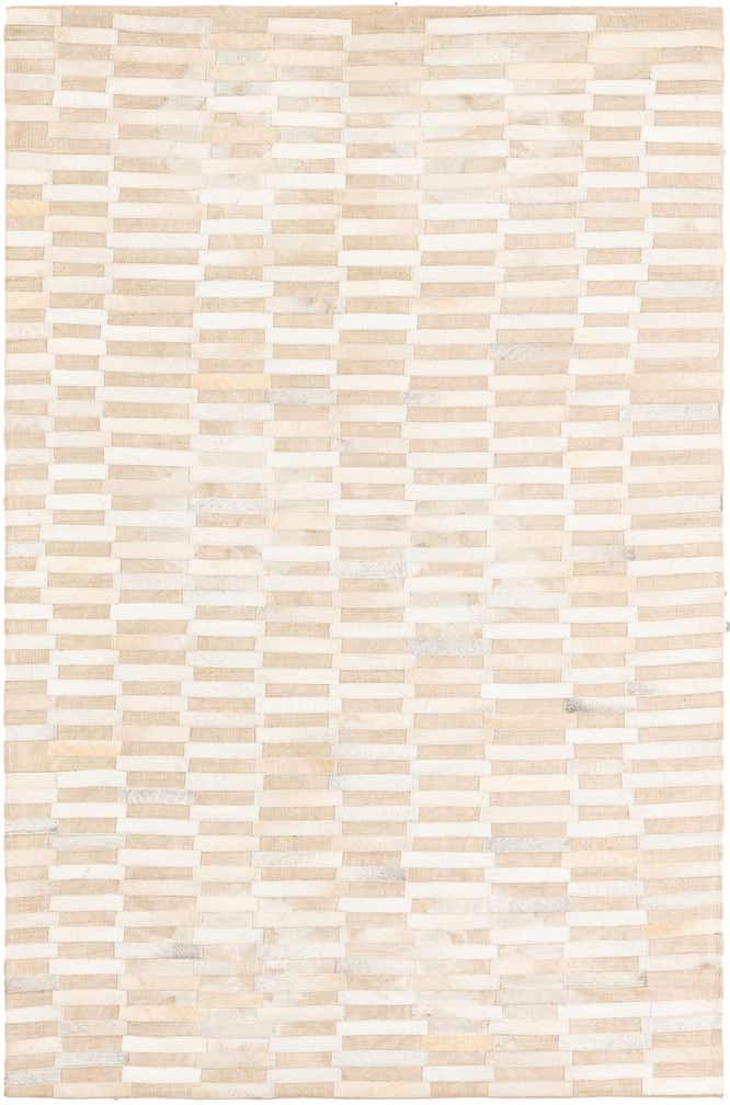 4' x 6' Cowhide Leather Rug