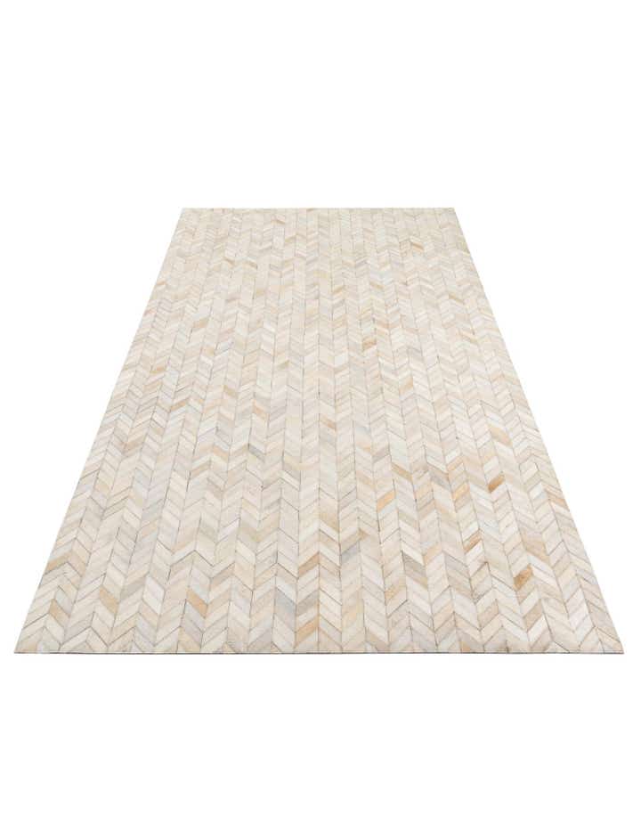 5' x 8' Cowhide Leather Rug